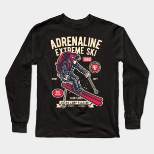 Adrenaline Extreme Ski - Skiing Camp Academy World Championship Long Sleeve T-Shirt